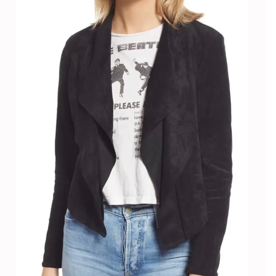 Cropped Open Jacket